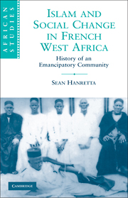 Islam and Social Change in French West Africa book cover